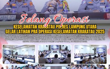 Jelang Operasi Keselamatan Krakatau Polres Lampung Utara  Gelar Latihan  Pra Operasi Keselamatan  Krakatau 2025