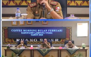 Pemkab Lampura Gelar Coffee Morning Sebagai Ajang Koordinasi rutin antar jajaran pemerintahan