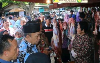 Plh, Bupati Lampung Utara Lakukan  Sidak Ke Pasar Central Kotabumi  dan Bulog  Jelang Bulan Suci Ramadhan