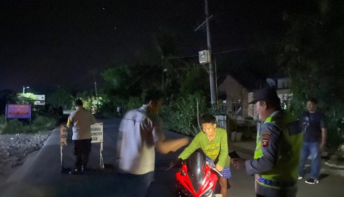 Polsek Penukal Abab Menggelar Kegiatan Rutin Yang Ditingkatkan (KRYD) Razia Terpadu
