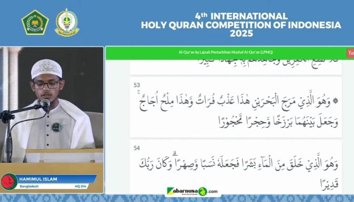 Peserta MTQ Internasional Asal Bangladesh Kagumi Sistem Pembinaan Al-Qur’an di Indonesia