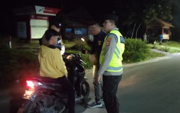 Polsek Penukal Utara Menggelar Kegiatan Rutin Yang Ditingkatkan (KRYD) Dalam Bentuk Razia Terpadu