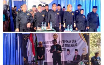 Sekretaris Pusat Pencak Organisasi Bukasan, Meresmikan Gedung PO