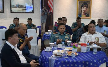 Lanal Palembang Gelar Coffee Morning Bersama Insan Maritim