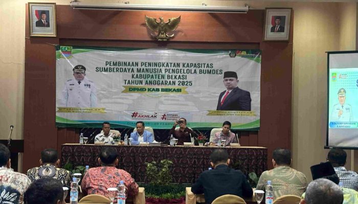 DPMD Kabupaten Bekasi Gelar Pembinaan Pengelola BUMDes untuk Tingkatkan Kapasitas SDM