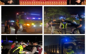 Tim UKL IV Polres PALI Menggelar Kegiatan Rutin Yang Ditingkatkan (KRYD) Berupa Razia Terpadu