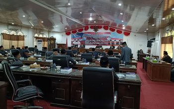 Rapat Paripurna Dengan Agenda Pengesahan Jadwal kegiatan Pembahasan Laporan keterangan Pertanggung Jawaban LKPJ Bupati PALI Tahun 2024