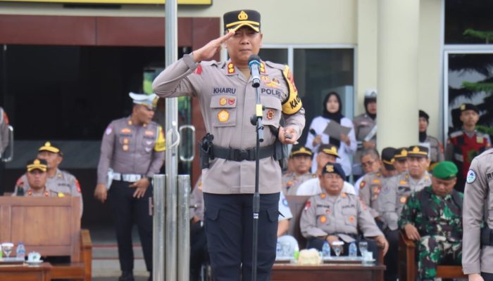 Polres PALI Gelar Apel Pasukan Operasi Keselamatan Musi 2025