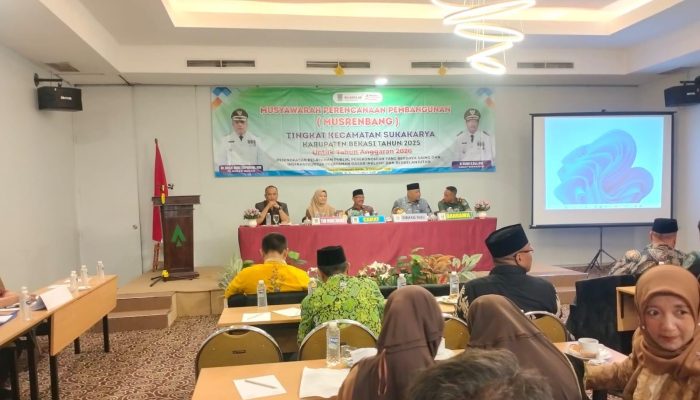 Pemerintah Kecamatan Sukakarya Gelar Musrenbang di Hotel Grand Cikarang