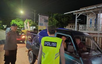 POLSEK TALANG UBI GELAR KRYD UNTUK CIPTAKAN SITKAMTIBMAS KONDUSIF