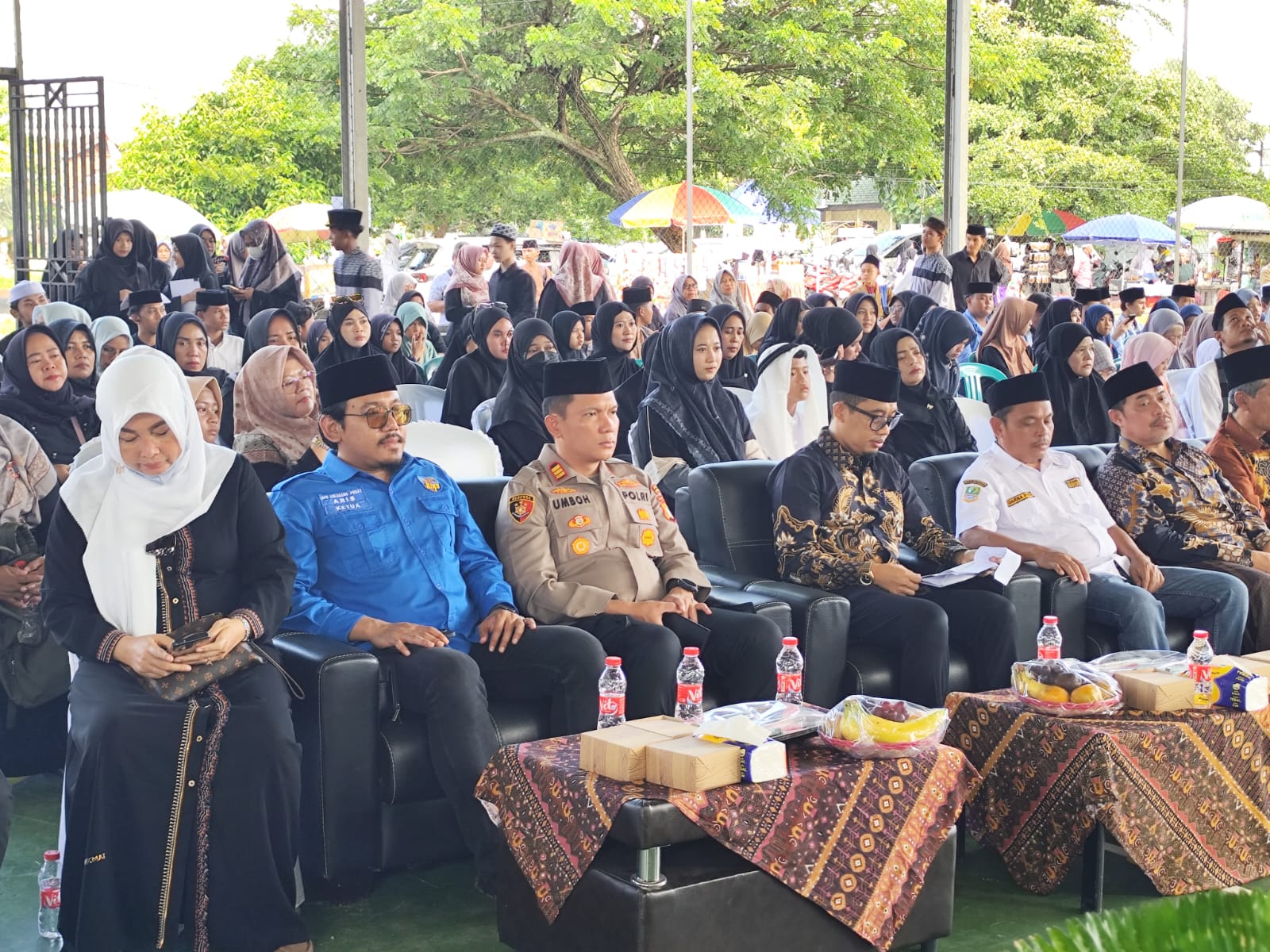 Polsek Cikarang Pusat PAM dan Monitoring Giat STQ Tingkat Kecamatan Cikarang Pusat