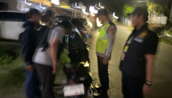 Polsek Talang Ubi Gelar Kegiatan Rutin yang Ditingkatkan (KRYD) Berupa Razia Terpadu 