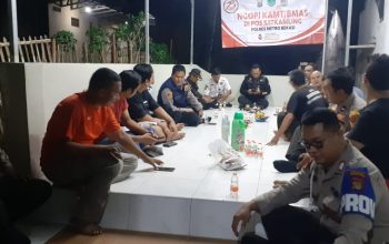 Ngopi Kamtibmas Polsek Serang Baru Sampaikan Pesan Kamtibmas Jelang Ramadhan 1446 H