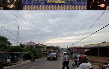 Sat Lantas Polres PALI Gelar Strong Point Pagi dalam Operasi Keselamatan Musi 2025