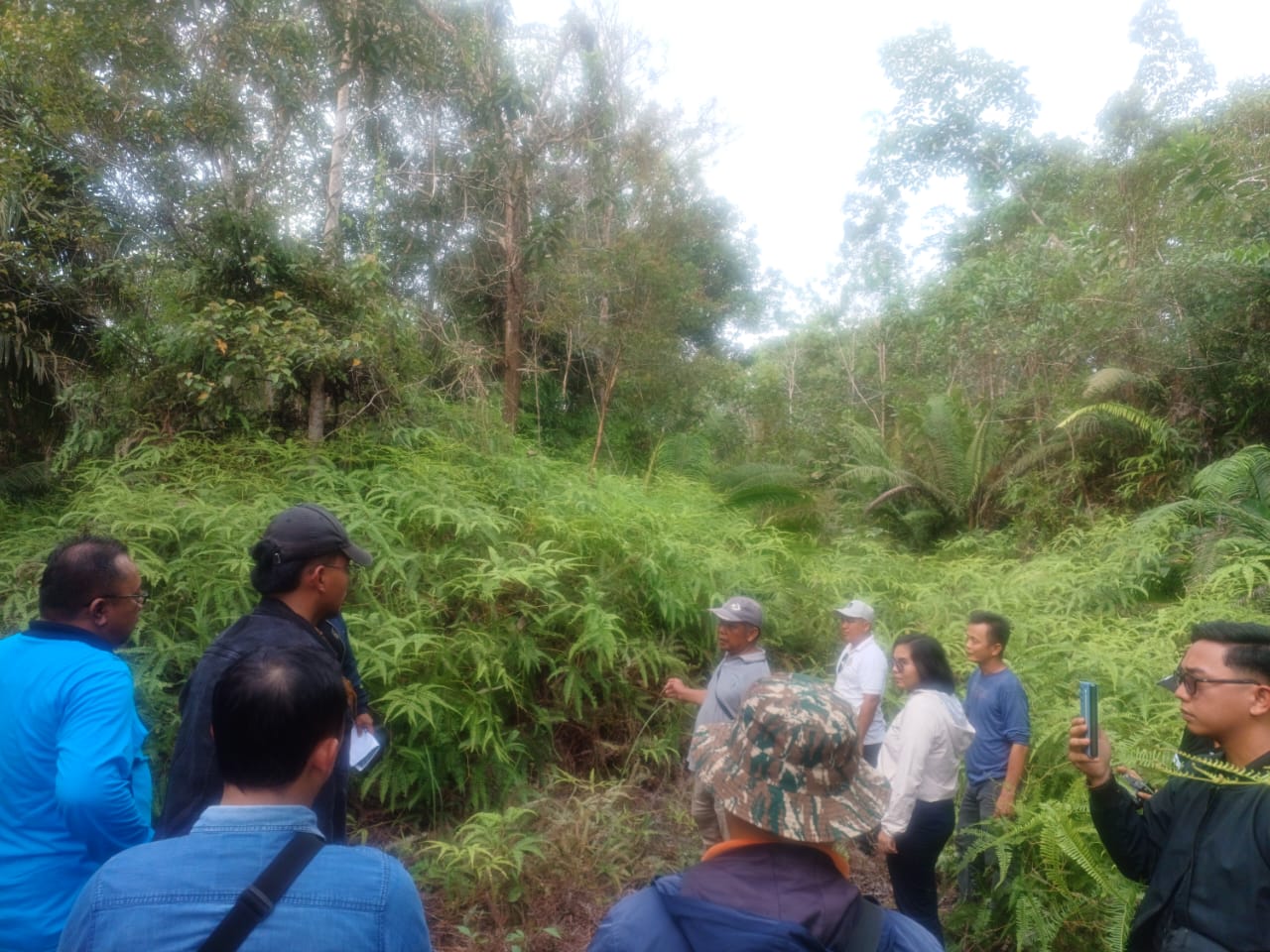 Sengketa Perampasan Lahan Tanah Antara Eddy Hartono Dengan PT. IMP Terus Berlanjut, Kali Ini Muncul Patok Baru Saat PN Sintang Turun Kelokasi