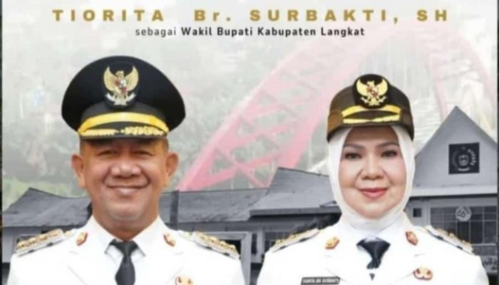 Media Temporatur.com Mengucapkan Selamat Atas di Lantiknya Bupati dan Wakil Bupati Terpilih Kabupaten Langkat H.Ondim Bersama Hj.Tiorita