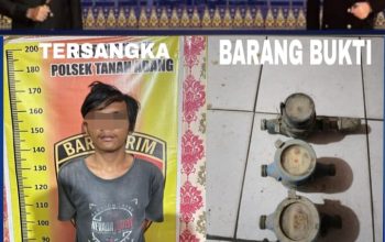 Polsek Tanah Abang Berhasil Ringkus Terduga Pelaku Pencurian Water Meter Air Milik PDAM