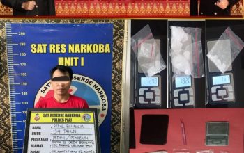 Seorang Pria Pengedar Narkotika Diamankan Polisi, Barang Bukti Sabu 23,29 Gram Disita