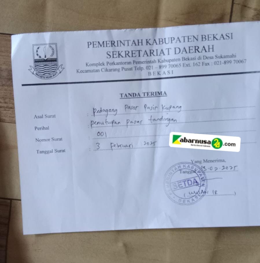 Polemik Pasar Desa Nagasari, Pengelola Pasar Pasirkupang Lapor Pemkab Bekasi