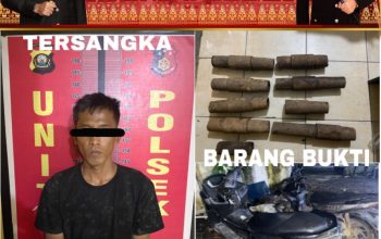 Diduga Terlibat Kasus Pencurian Pipa Milik PT Pertamina,Warga Desa Talang Mendung di Ringkus Polisi