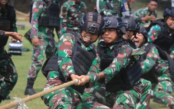 Semarak HUT Kostrad ke-64: Yonif 514/SY Gelar Perlombaan Penuh Semangat dan Sportifitas