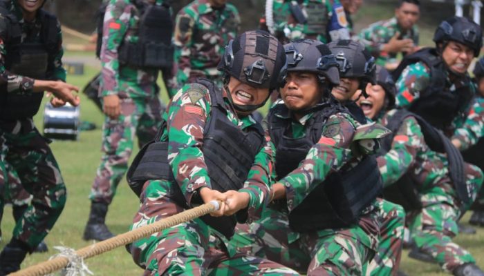 Semarak HUT Kostrad ke-64: Yonif 514/SY Gelar Perlombaan Penuh Semangat dan Sportifitas