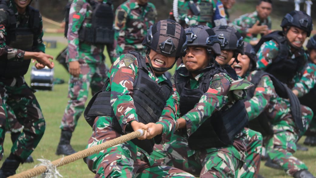 Semarak HUT Kostrad ke-64: Yonif 514/SY Gelar Perlombaan Penuh Semangat dan Sportifitas