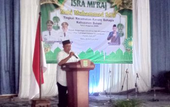 Kecamatan Karang Bahagia Memperingati Isra Mi’raj Nabi Muhammad Saw 1446 H