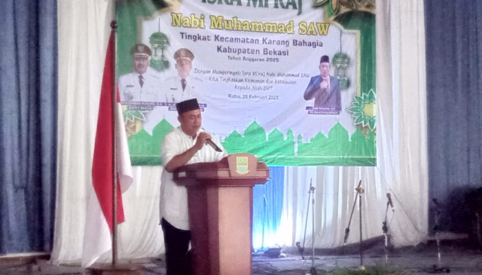 Kecamatan Karang Bahagia Memperingati Isra Mi’raj Nabi Muhammad Saw 1446 H