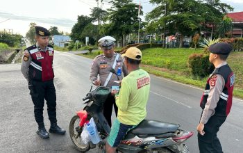 Satuan Samapta Polres PALI Terus Mengintensifkan Pengamanan di Wilayah Hukumnya