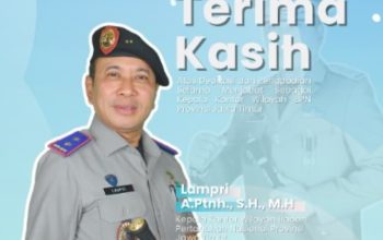 Segenap Karyawan dan Karyawati Kantor Pertanahan Kabupaten Bondowoso mengucapkan Terima Kasih atas dedikasi dan pengabdian Bapak Lampri, A.Ptnh., S.H., M.H selama menjabat sebagai Kepala Kantor Wilayah BPN Jawa Timur.