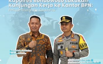 Kapolres Bondowoso Lakukan Kunjungan Kerja ke Kantor BPN untuk Perkuat Sinergi