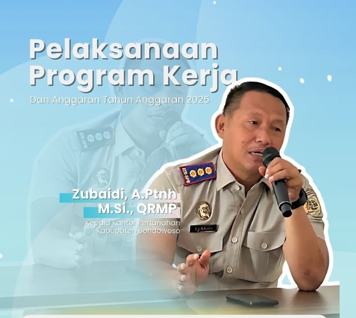 Rapat Pelaksanaan Program Kerja Tahun Anggaran 2025 di BPN Bondowoso