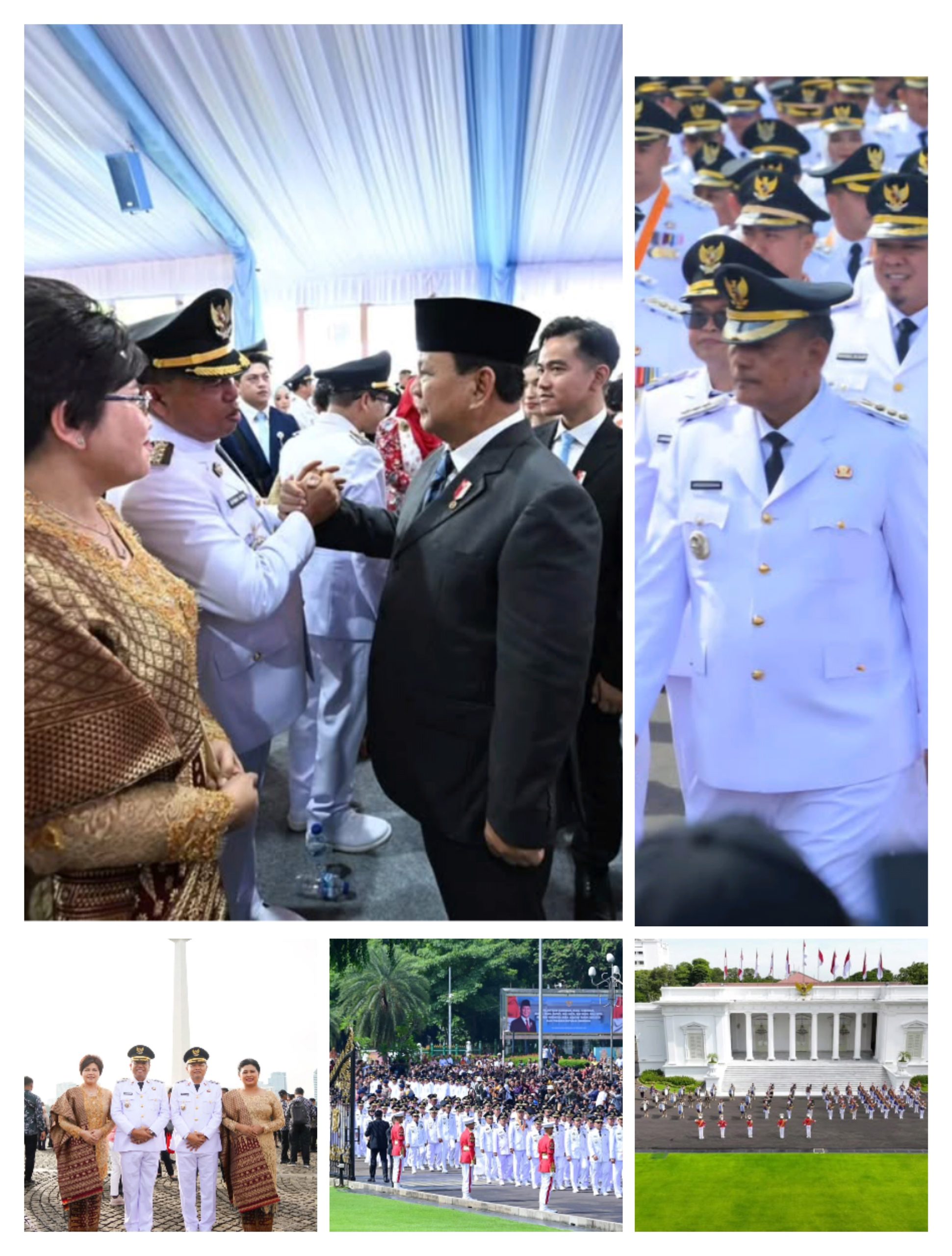 Presiden Prabowo Lantik Bupati Dan Wakil Bupati Karo di Istana Kepresidenan Jakarta