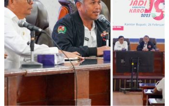 Plh Sekretaris Daerah Kabupaten Karo memimpin Rapat Persiapan Hari Jadi Kabupaten Karo ke-79