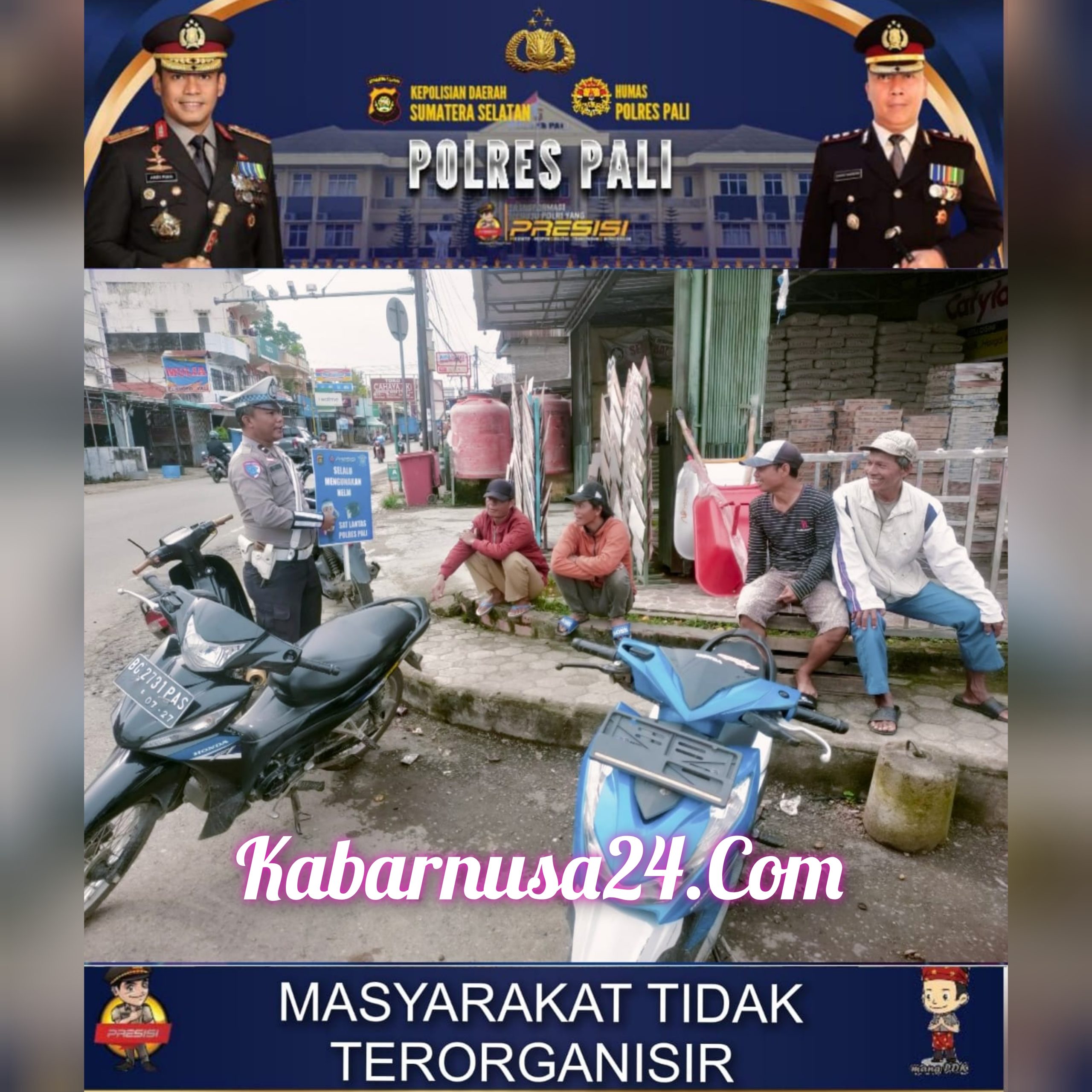 Satlantas Polres PALI Gelar Sosialisasi Keselamatan Berkendara