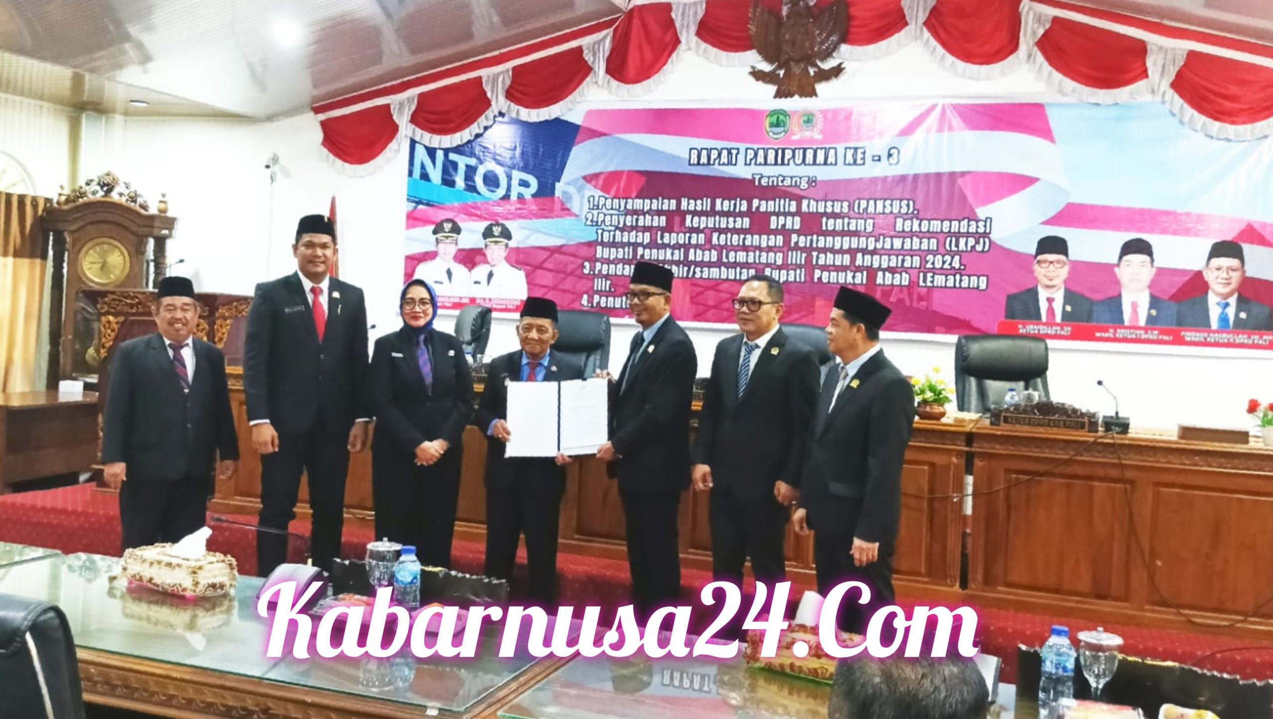 Dewan Perwakilan Rakyat Kabupaten PALI Gelar Rapat Paripurna