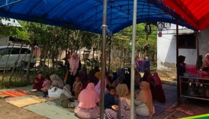 Mahasiswa KKN 223 Unimal Ikuti Kegiatan Samadiyah di Gampong Cot Laba