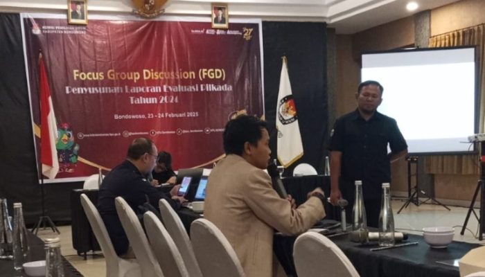 KPU Kabupaten Bondowoso Lakukan Evaluasi Pilkada 2024 Bersama Media
