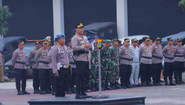 Polres Metro Bekasi Gelar Apel Pasukan Operasi Keselamatan Jaya 2025 Jelang Bulan Suci Ramadhan