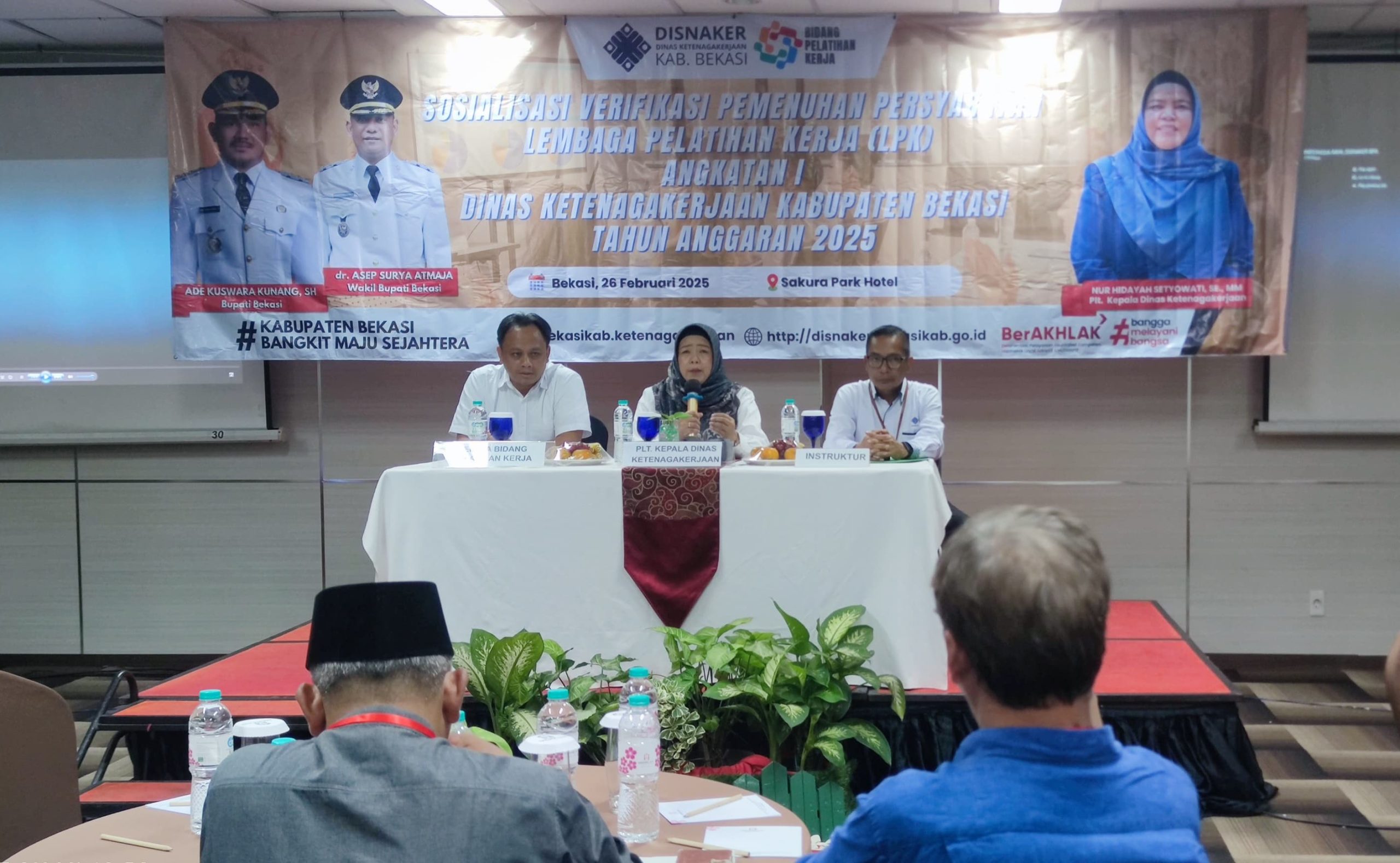 Disnaker Kabupaten Bekasi Sosialisasikan Verifikasi Pemenuhan Persyaratan LPK dan BLK