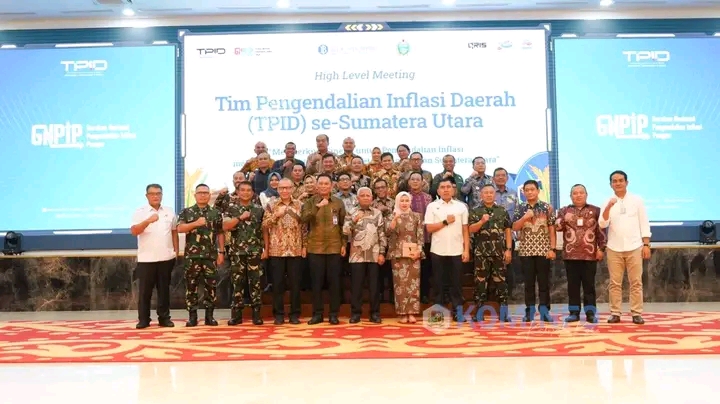 Bupati Karo Hadiri High Level Meeting TPID se-Sumut