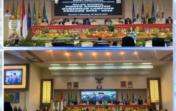 Pemkab Lampung Utara Hadiri Rapat  Paripurna  DPRD Provinsi Lampung