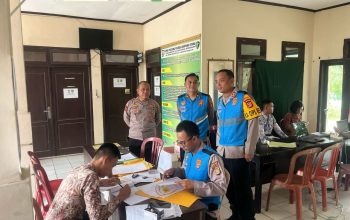 Kapolres Lampung Utara Pantau Langsung Verifikasi Berkas Penerimaan Calon Anggota Polri 2025