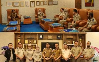 Bupati Lampung Utara Menerima Audensi  Kepala  Kantor  ATR/BPN  Berserta  Jajaran