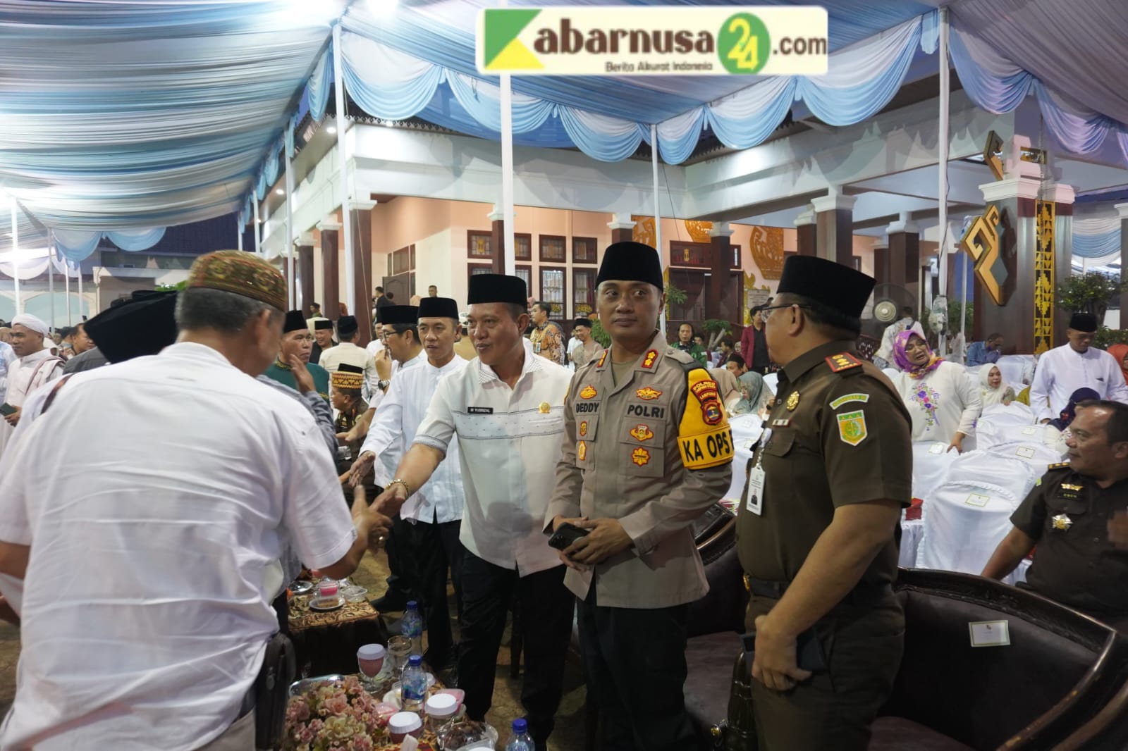 Kapolres AKBP Deddy Kurniawan Hadiri Safari Ramadhan Gubernur Lampung di Kabupaten Lampung Utara