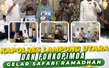 Kapolres Lampung Utara  dan Forkopimda  Gelar Safari Ramadhan