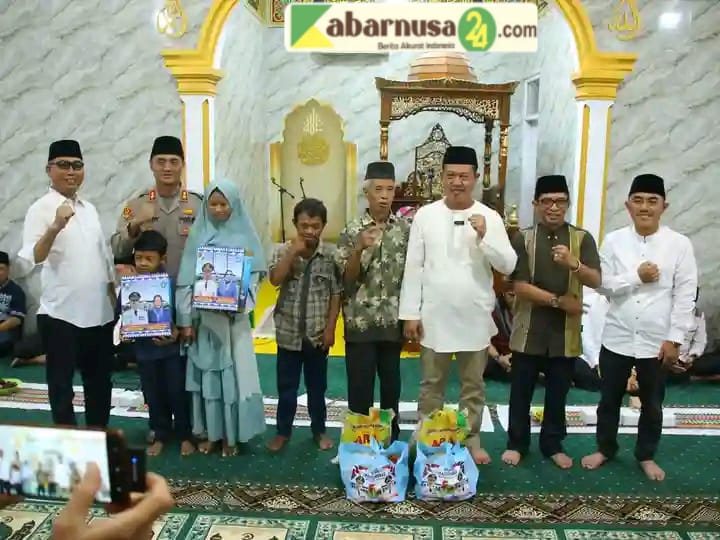 Ketua DPRD Lampung Utara Safari Ramadhan di Masjid Nur Al-Fath