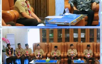 Bupati Lampung Utara Terima Audensi Kwartir Cabang Pramuka Lampung Utara