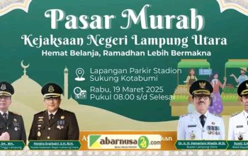 Pasar Murah Kejaksaan Negeri Lampung Utara, Belanja Hemat Sambut Ramadhan dan Tekan Inflasi Daerah